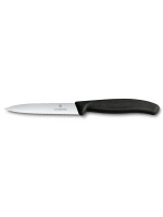 Victorinox Couteau à légumes Swiss Classic 6 pièces, Noir, 8 cm