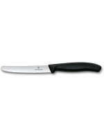Victorinox Couteau à tomates Swiss Classic Noir, 11 cm