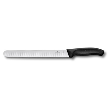 Victorinox Swiss Classic Schinkenmesser, 1 Stk. schwarz, PP, Kullenschliff 25cm