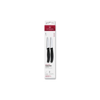 Victorinox Classic Gemüsemesser 8cm black , Set 2-teilig, gerader Schnitt Victorinox Classic Gemüsemesser 8cm black , Set 2-teilig, gerader Schnitt