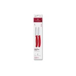 Victorinox Couteau à légumes Swiss Classic, 8 cm, rouge, 2 pièces