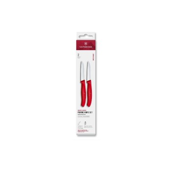 Victorinox Classic Gemüsemesser 8cm red Set, Set 2-teilig, gerader + Wellenschliff Victorinox Classic Gemüsemesser 8cm red Set, Set 2-teilig, gerader + Wellenschliff