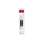 Victorinox Jeux de couteaux Swiss Classic, 8 cm, noir, 2 pièces