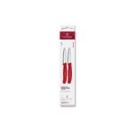 Victorinox Jeux de couteaux Swiss Classic, 8 cm, rouge, 2 pièces