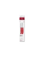 Victorinox Jeux de couteaux Swiss Classic, 8 cm, rouge, 2 pièces