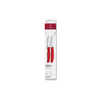 Victorinox Classic Gemüsemesser 8cm red Set, Set 2-teilig, Mittelspitz Victorinox Classic Gemüsemesser 8cm red Set, Set 2-teilig, Mittelspitz