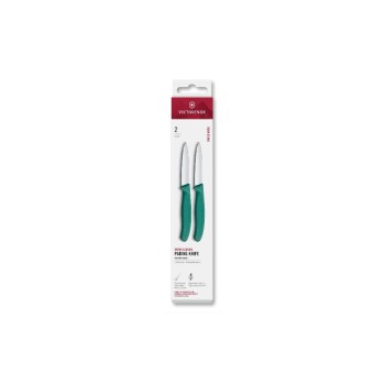 Victorinox Classic Gemüsemesser 8cm grün S, Set 2-teilig, Mittelspitz Victorinox Classic Gemüsemesser 8cm grün S, Set 2-teilig, Mittelspitz