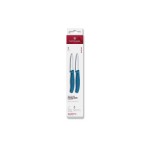 Victorinox Jeux de couteaux Swiss Classic, 8 cm, bleu, 2 pièces