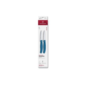 Victorinox Classic Gemüsemesser 8cm blue S, Set 2-teilig, Mittelspitz Victorinox Classic Gemüsemesser 8cm blue S, Set 2-teilig, Mittelspitz