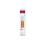 Victorinox Jeux de couteaux Swiss Classic, 8 cm, orange, 2 pièces
