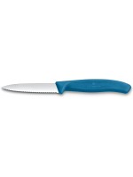 Victorinox Couteau à légumes Swiss Classic, 8 cm, bleu