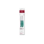 Victorinox Jeux de couteaux Swiss Classic, 8 cm, vert, 2 pièces