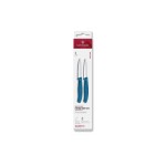 Victorinox Jeux de couteaux Swiss Classic, 8 cm, bleu, 2 pièces