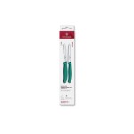Victorinox Jeux de couteaux Swiss Classic, 10 cm, vert, 2 pièces