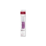 Victorinox Jeux de couteaux Swiss Classic, 10 cm, violet, 2 pièces