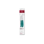 Victorinox Classic Gemüsemesser Set grün, Set 2tgl, 8+10cm Gemüse/Tomaten