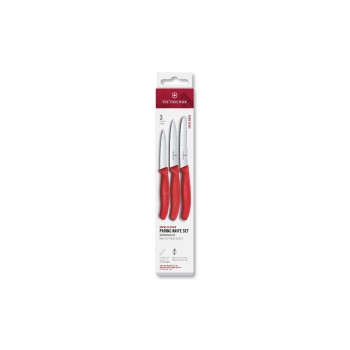 Victorinox Classic Gemüsemesser Set red, Set 3tlg, 8,10,11cm, Gemüse/Tomaten Victorinox Classic Gemüsemesser Set red, Set 3tlg, 8,10,11cm, Gemüse/Tomaten