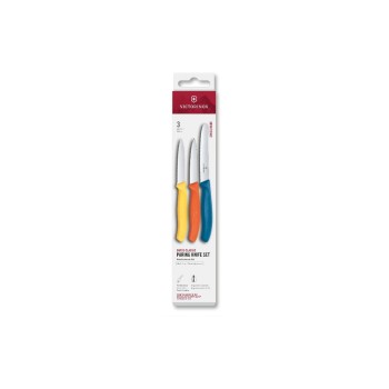 Victorinox Classic Gemüsem. 0rang/gelb/blau, Set 3tlg, 8,10,11cm, Gemüse/Tomaten Victorinox Classic Gemüsem. 0rang/gelb/blau, Set 3tlg, 8,10,11cm, Gemüse/Tomaten
