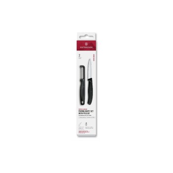 Victorinox Classic Gemüsemesser Set black , Set 2tlg, Schäler + Gemüsemesser Victorinox Classic Gemüsemesser Set black , Set 2tlg, Schäler + Gemüsemesser