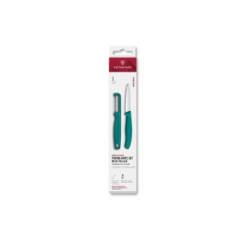 Victorinox Classic Gemüsemesser Set grün, Set 2tlg, Schäler + Gemüsemesser Victorinox Classic Gemüsemesser Set grün, Set 2tlg, Schäler + Gemüsemesser
