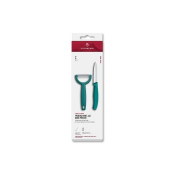 Victorinox Classic Gemüsemesser Set grün, Set 2tlg, Schäler + Gemüsemesser Victorinox Classic Gemüsemesser Set grün, Set 2tlg, Schäler + Gemüsemesser