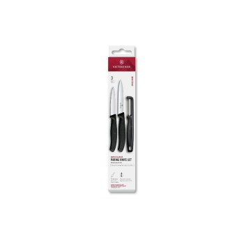 Victorinox Classic Gemüsemesser Set black , Set 3tlg, Schäler+ Gemüsemesser 8+10cm Victorinox Classic Gemüsemesser Set black , Set 3tlg, Schäler+ Gemüsemesser 8+10cm