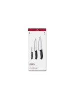 Victorinox Jeux de couteaux Swiss Classic, 3 pièces, noir, boîte cadeau