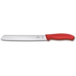 Victorinox Couteau à pain Swiss Classic, 21 cm, blister, rouge