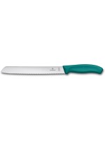 Victorinox Couteau à pain Swiss Classic, 21 cm, blister, vert