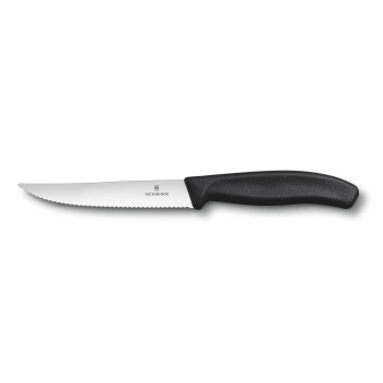 Victorinox Steakmesser mittel, 12cm, schwarz Victorinox Steakmesser mittel, 12cm, schwarz