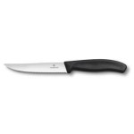 Victorinox Steakmesser mittel, 12cm, 2Stk., noir, auf Blister