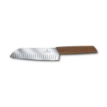 Victorinox Swiss Modern Santokumesser, 17 cm, Nussbaumholz