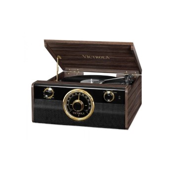 Victrola Empire Junior 4-en-1, bois, Bluetooth, radio FM