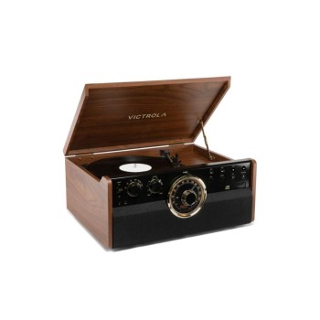 Victrola Empire 6-en-1, rétro, Bluetooth, CD, cassette