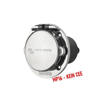 Victron Energy Steckdose MP32-10, Landanschluss Edelstahl 32A with Schutzkappe Victron Energy Steckdose MP32-10, Landanschluss Edelstahl 32A with Schutzkappe