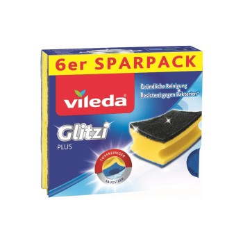 Vileda Topfreiniger Glitzi, 6er Vorteilspack
