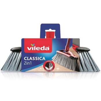 Vileda 2 in 1 Besen Classica, Mit Kantenschutz Vileda 2 in 1 Besen Classica, Mit Kantenschutz