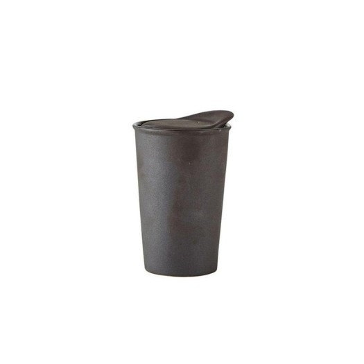 Villa Collection Gobelet isotherme Stoneware 300 ml, Noir