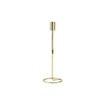 Villa Kerzenhalter Gold 29cm, 1 Stück, D: 10cm H: 29cm, Metall Villa Kerzenhalter Gold 29cm, 1 Stück, D: 10cm H: 29cm, Metall