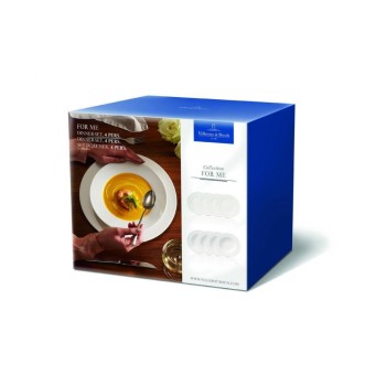 Villeroy & Boch For Me Dinner-Set Teller, 8er Set, 4x Speiseteller, 4x Suppenteller Villeroy & Boch For Me Dinner-Set Teller, 8er Set, 4x Speiseteller, 4x Suppenteller