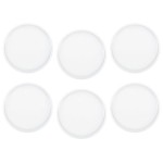 Villeroy & Boch Assiettes pour le petit-déjeuner et à dessert Artesano Ø 22 cm, 6 Pièce/s, Blanc