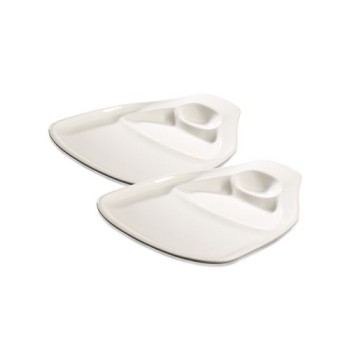 Villeroy & Boch BBQ Passion Steakteller L, 2er Set, 30x29cm Villeroy & Boch BBQ Passion Steakteller L, 2er Set, 30x29cm