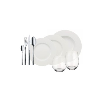Villeroy & Boch Wonderful World 4 Friends, weiss, Set 36tlg. Villeroy & Boch Wonderful World 4 Friends, weiss, Set 36tlg.