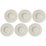 Villeroy & Boch Manufac. Rock Pastateller, weiss, 6 Stück, 29cm