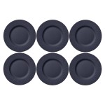 Villeroy & Boch Manufac. Rock Speiseteller, black, 6 Stück, 27cm