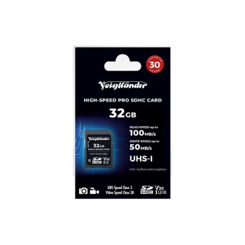 Voigtländer Carte SDHC PRO 32 GB UHS-I U3 V30 Class 10