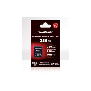Voigtländer Carte SDXC PRO High-Speed UHS-II SD 256 GB