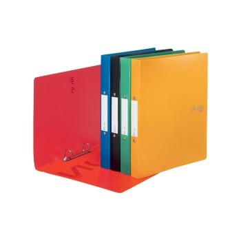 VON Ringbuch A4 with 2 Ringen, PP, assortiert, 5 Stk. VON Ringbuch A4 with 2 Ringen, PP, assortiert, 5 Stk.