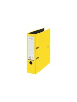 VON Ordner A4, Vollpapier, 80 mm, 100 % Recyclingkarton, yellow