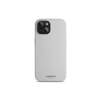 Vonmählen Eco Silicone Case Light Gray, iPhone 15 Plus